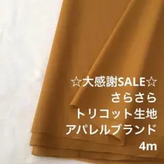 R9L/5820-01◆4m 感謝祭/ポリエステルトリコット生地/アパレル