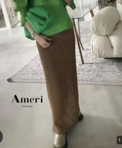 Ameri VINTAGE ロングタイトスカートのサムネイル