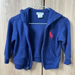Ralph Lauren ネイビー パーカー 12Mサイズ