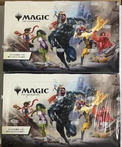 MTG MARVEL SUPER HEROES 2BOX 英語版、日本語版セット - メルカリ