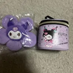 Kuromi ぬいぐるみとポーチセット