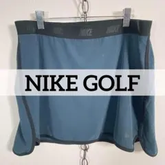 NIKE GOLF ゴルフウェアスカート レディース XL ネイビー スカパンのサムネイル