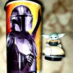 映画　STAR WARS　マンダロリアンアンドグローグー　トッパーフィギュア