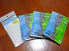 PITTA MASK★キッズ用マスク★青•緑3枚入り×3★マスクケース付き