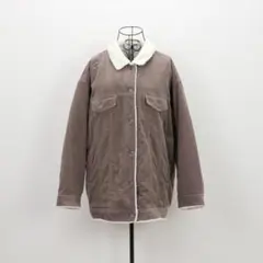 HR0601 CLOSSHI 　裏ボアコーデュロイジャケット/LL