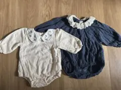 【2点セット】ロンパース サイズ80 バースデイ