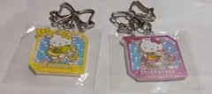 ハローキティ新幹線 限定 オーロラアクリルキーホルダー 2種セット（奈良・鳥取）