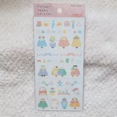 モダン おしゃれ 犬 猫 シール ステッカー デコ コラージュ シール帳