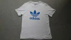 adidas ホワイト Tシャツ Oサイズ