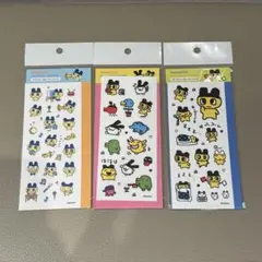 まめっち　たまごっち　韓国　シール　ステッカー　3枚セット