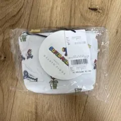 【新品未使用】ジェラートピケ　スーパーマリオコラボポーチ　ジェラピケのサムネイル