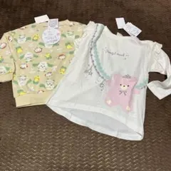 いないいないばぁ薄手トレーナー 100㎝ ワンワン　ぽーぽ　ロンt2点セット
