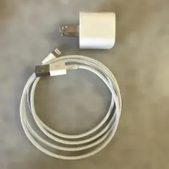 iPhone Apple充電器とLightningケーブル