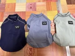 小型犬用ポリエステルTシャツ3枚セット