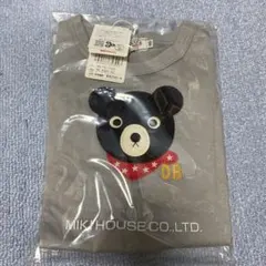 MIKIHOUSE DOUBLE.B クマ刺繍 長袖カットソー　長袖Tシャツ