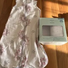 aden + anais オーガニック　スリーパー　おくるみ