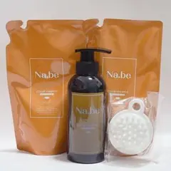 Na.beカラーシャンプー 6,7月到着✨モカブラウン 本体1 詰替2（新品）のサムネイル