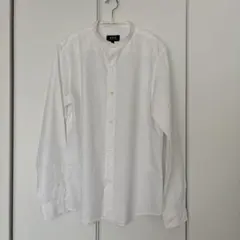 A.P.C. バンドカラーシャツ ホワイト S