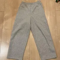 【m様専用】UNIQLO C スウェットワイドパンツS グレー