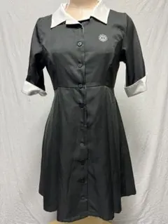 HELL CAT PUNKS ボーリングシャツワンピース　バイカラーワンピース