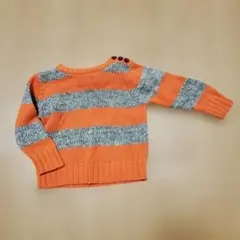 OLD NAVY ニットセーター 12-18ヶ月 オレンジ