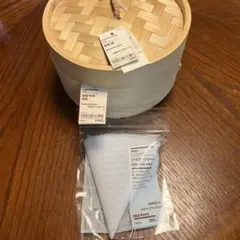 無印良品 せいろ一段 サイズ小 蓋＆本体 竹材&シリコンシートのサムネイル