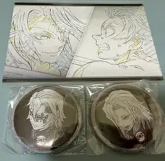鬼滅の刃 柱稽古編ダイニング 宇髄天元 缶バッジ＆おすそ分けポストカード
