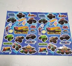 Hot Wheels モンスタートラック ステッカー 2枚セット