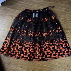 コムデギャルソン ローブドシャンブル 段フリルスカート ドット
