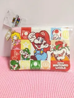 新品　未使用　USJ　ニンテンドーワールド　キャラクター集合　ポーチ 未使用