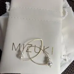 MIZUKI アコヤ14Kゴールドパールフープピアスのサムネイル