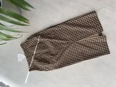 お値下げ中【新品・タグ付き】スローブイエナSLOBEIENAチェック柄スカート