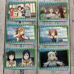 バラ可　ラブライブサンシャイン　シール6枚セット