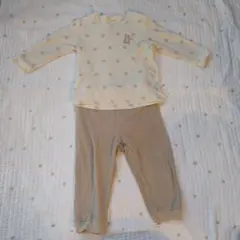 ユニクロ UNIQLO ベビー パジャマ 90 くまのぷーさん フリース