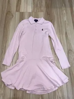 美品ラルフローレン　ピンク ポロワンピース S/P (7)