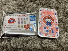 サンリオ キティ　シークレットスライド缶　ミャクミャク　万博　きてぃ