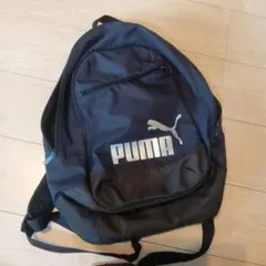 メルカリ　ジュニア　PUMA　リュック 紺色のサムネイル