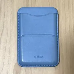 iFaceカードウォレット ペールブルー MagSafe対応
