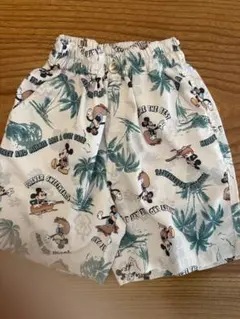 アウラニで着用　リゾート柄　ディズニー　水陸両用パンツ