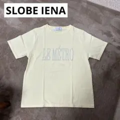 SLOBE IENA スローブイエナ　LE MÉTRO 刺繍ロゴT　イエローのサムネイル