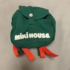 ミキハウスMIKIHOUSE定番ロゴ柄ベビーリュック