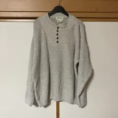 0*u様 Eddie Bauer ヘンリーネックセーター M