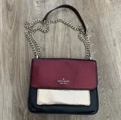 kate spade ショルダーバッグ ボルドー/ブラック