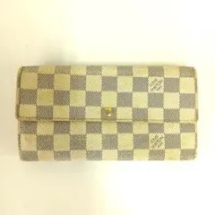 LOUIS VUITTON ダミエ アズール ポルト フォイユ サラ 長財布