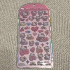 ハローキティ コットンパフィーシール