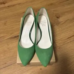 グリーン　パンプスのサムネイル