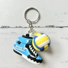 ハンドメイドキーホルダー　バレーボール