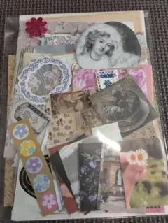 コラージュ素材　おすそ分け　60点セット