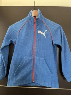 値下げ！プーマ　Puma ジップアップジャケット 青　フリース　130