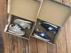 【New Balance 996】2足セット/グレー15cm&ネイビー14cm
